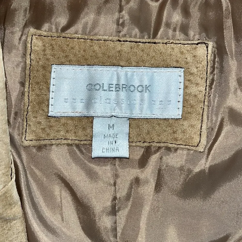 Colebrook Women Vintage Leather Suede Western Jacket Size Medium Tan - Picture 4 of 6